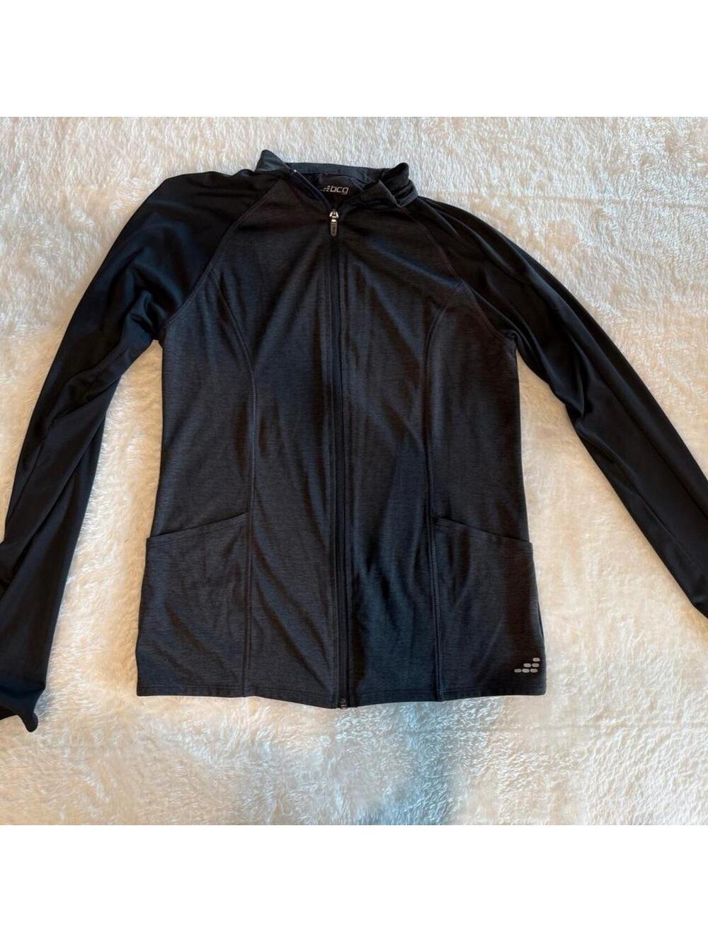 Black BCG zip up jacket #zipup #outerwear #lightweight